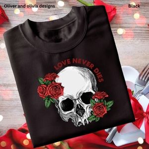 Love never dies love oversized Sweatshirt